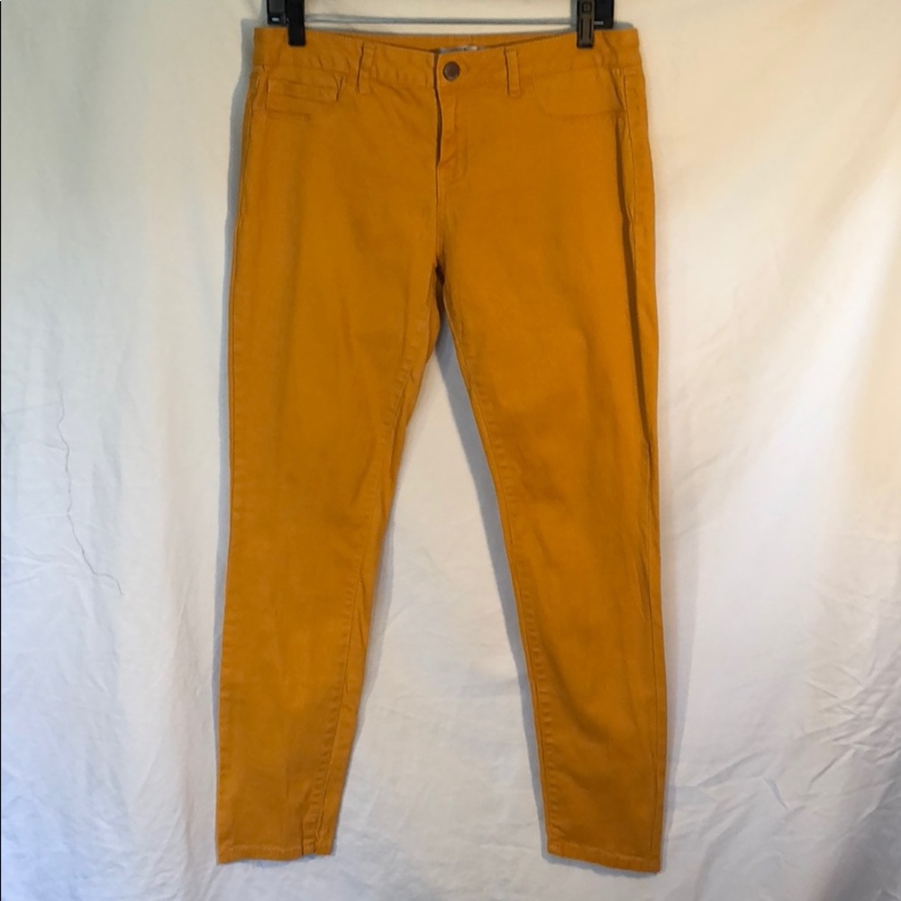 EXCELLENT CONDITION Mustard Yellow Skinny Jeans
